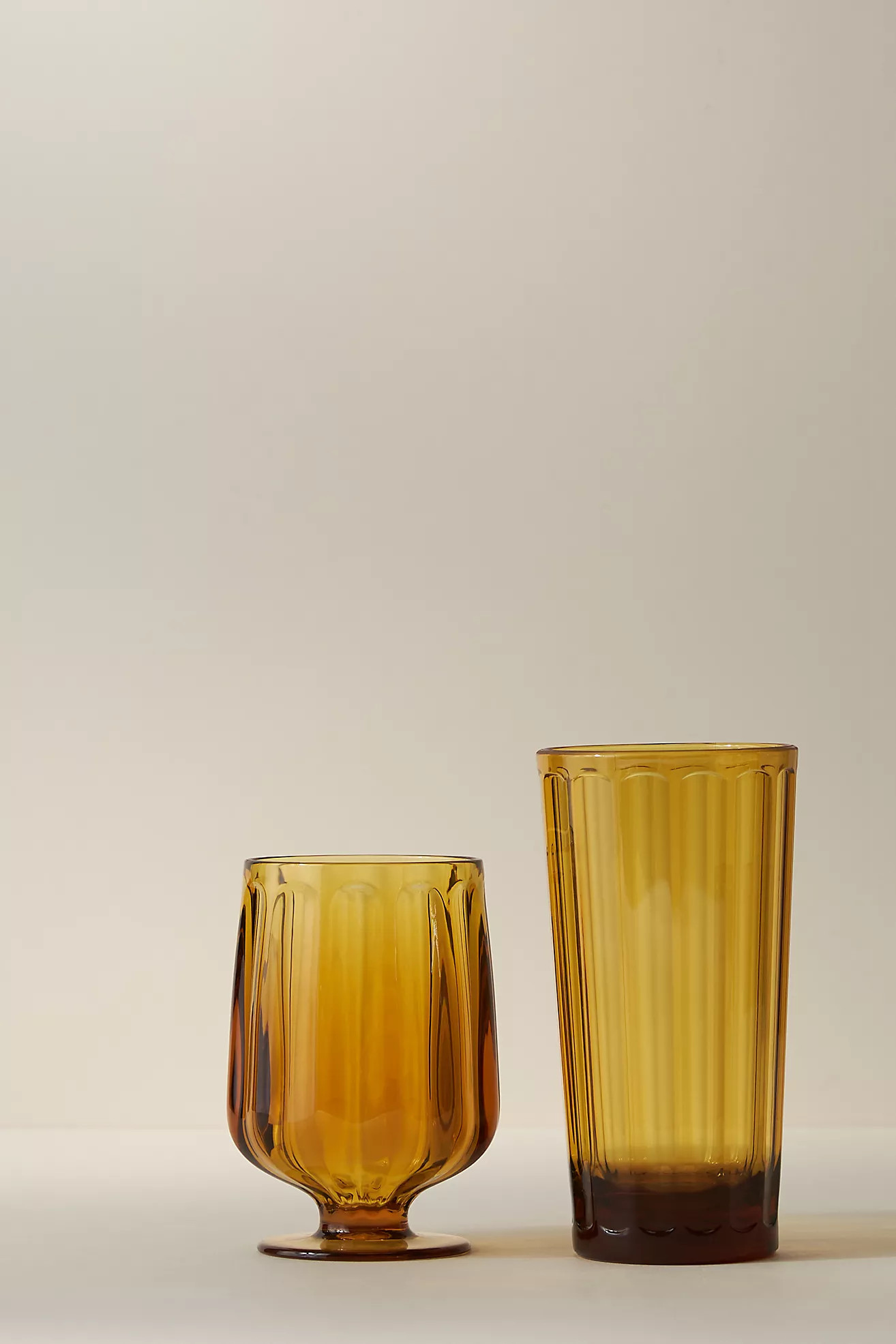 Lucia Acrylic Goblet Wine Glasses, Set of 4 | Anthropologie (US)