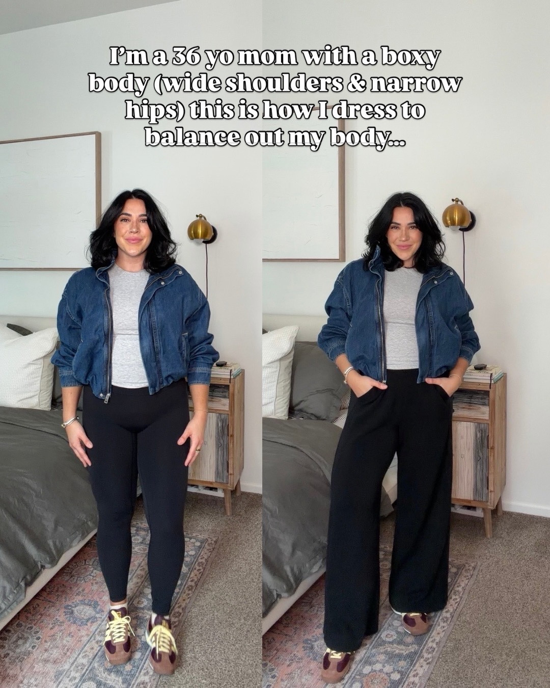 Casual outfits for an inverted triangle and boxy body type. Midsize, size 10, mom style. Size L. 

#LTKootd #LTKmomlife #LTKMidsize