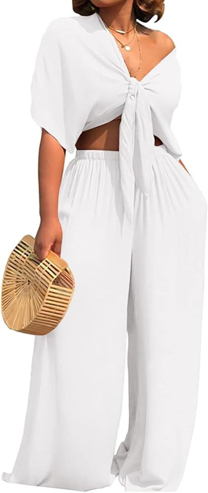 SeNight Womens Tracksuit Set Two Piece Sweatsuits Outfits Long Sleeve Ribbed Zip Up Crop Top Skin... | Amazon (US)