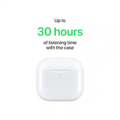 Apple - AirPods 4 - White | Best Buy U.S.