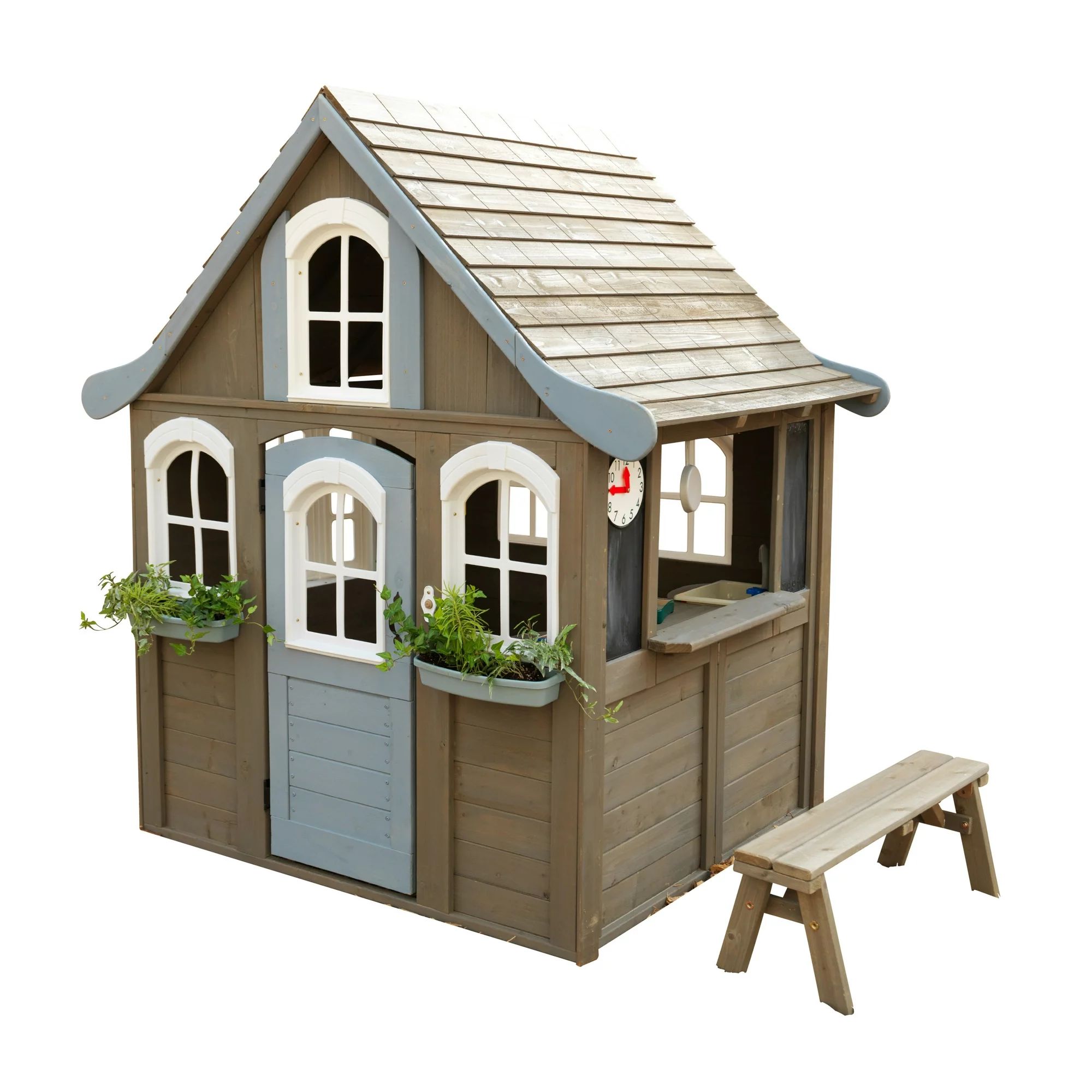 KidKraft Forestview II Wooden Playhouse with EZ Kraft Assembly™ - Walmart.com | Walmart (US)