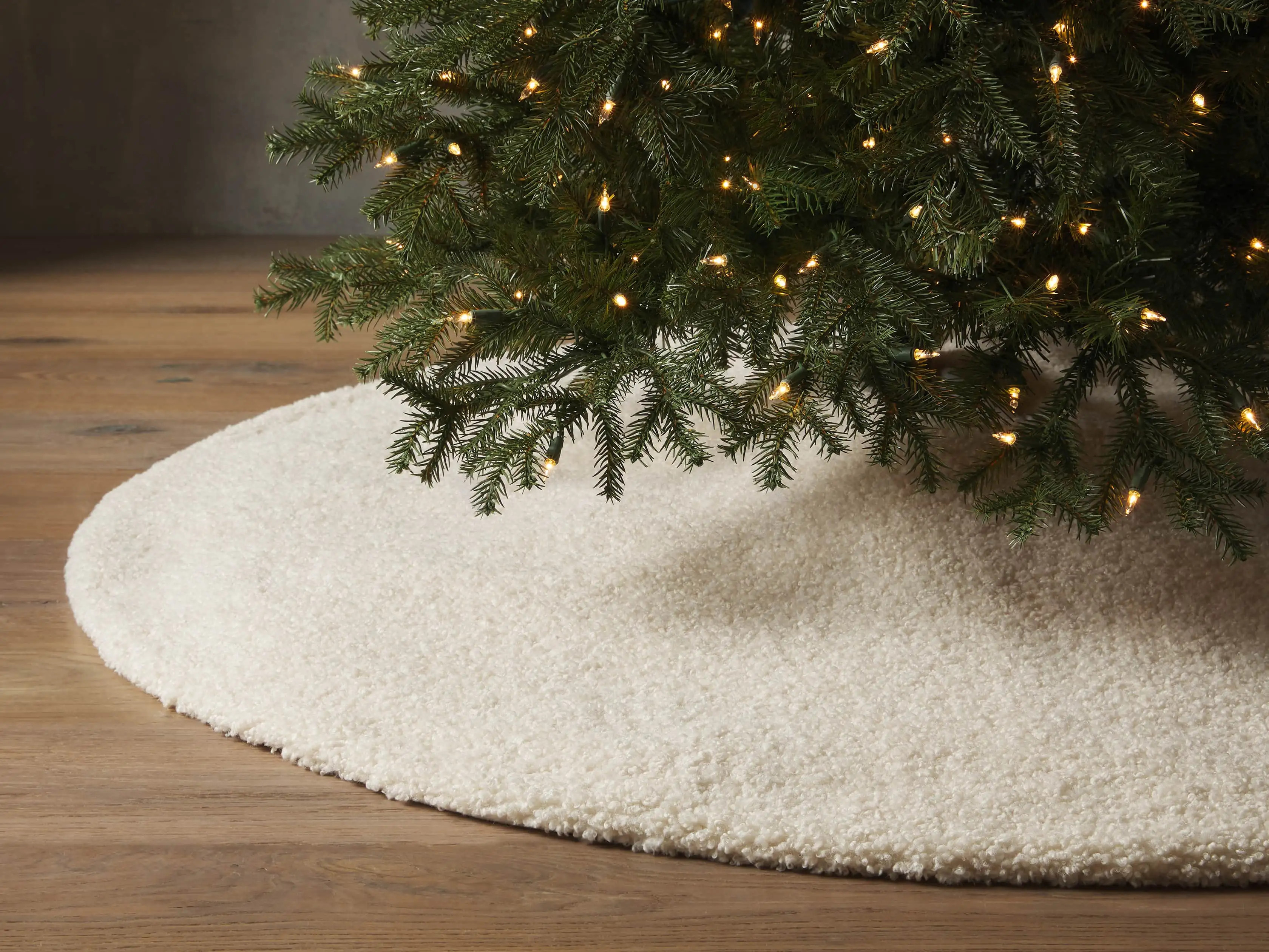 Faux Sherpa Tree Skirt | Arhaus