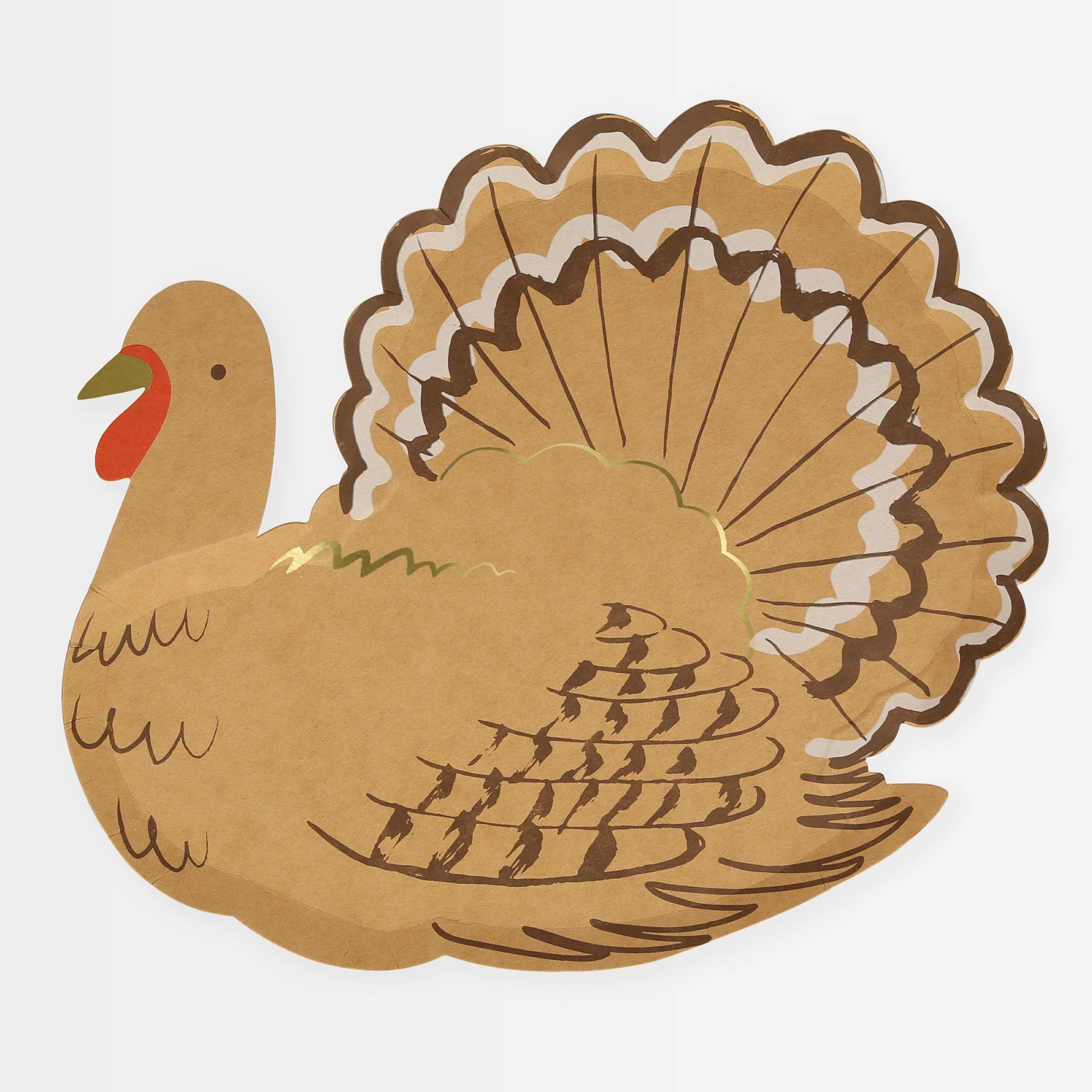 Turkey Plates (x 8) | Meri Meri