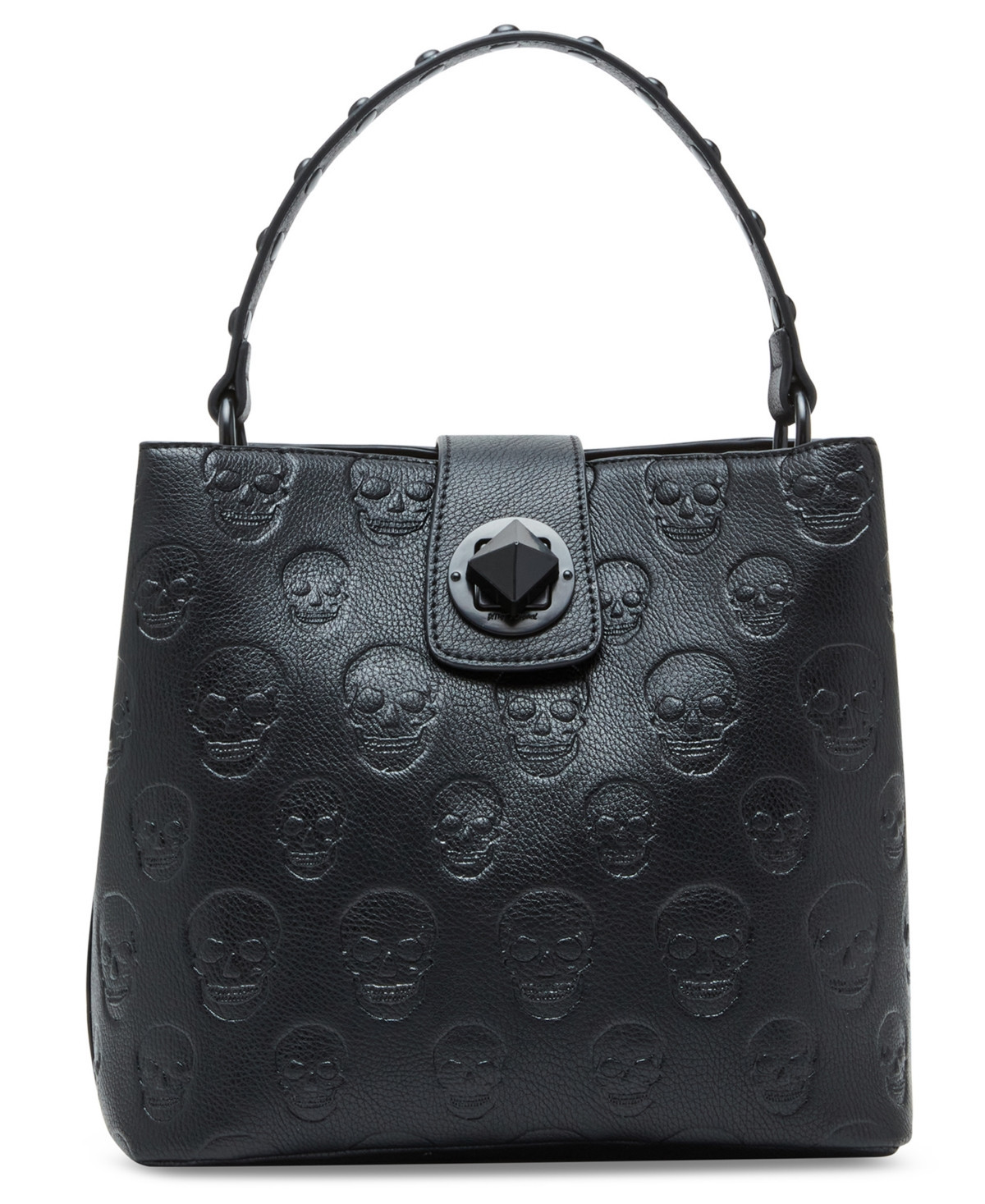 Betsey Johnson Skull Boss Bucket - Black | Macy's