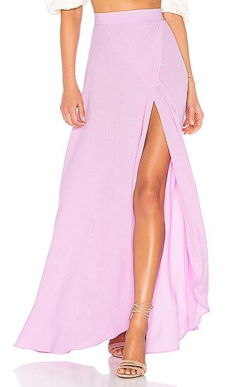 FLYNN SKYE Wrap It Up Skirt in Pink Lady from Revolve.com | Revolve Clothing (Global)
