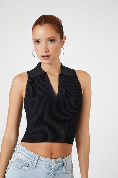 Ribbed Sweater-Knit Crop Top | Forever 21