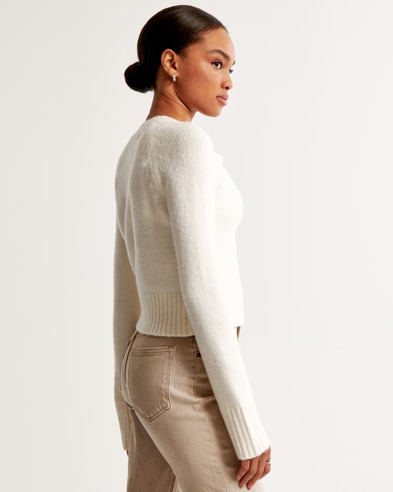 Crew Button-Up Cardigan | Abercrombie & Fitch (US)