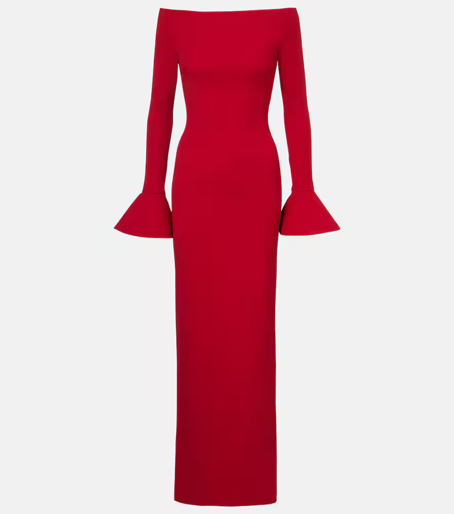 Solace London Anica off-shoulder gown | Mytheresa (UK)