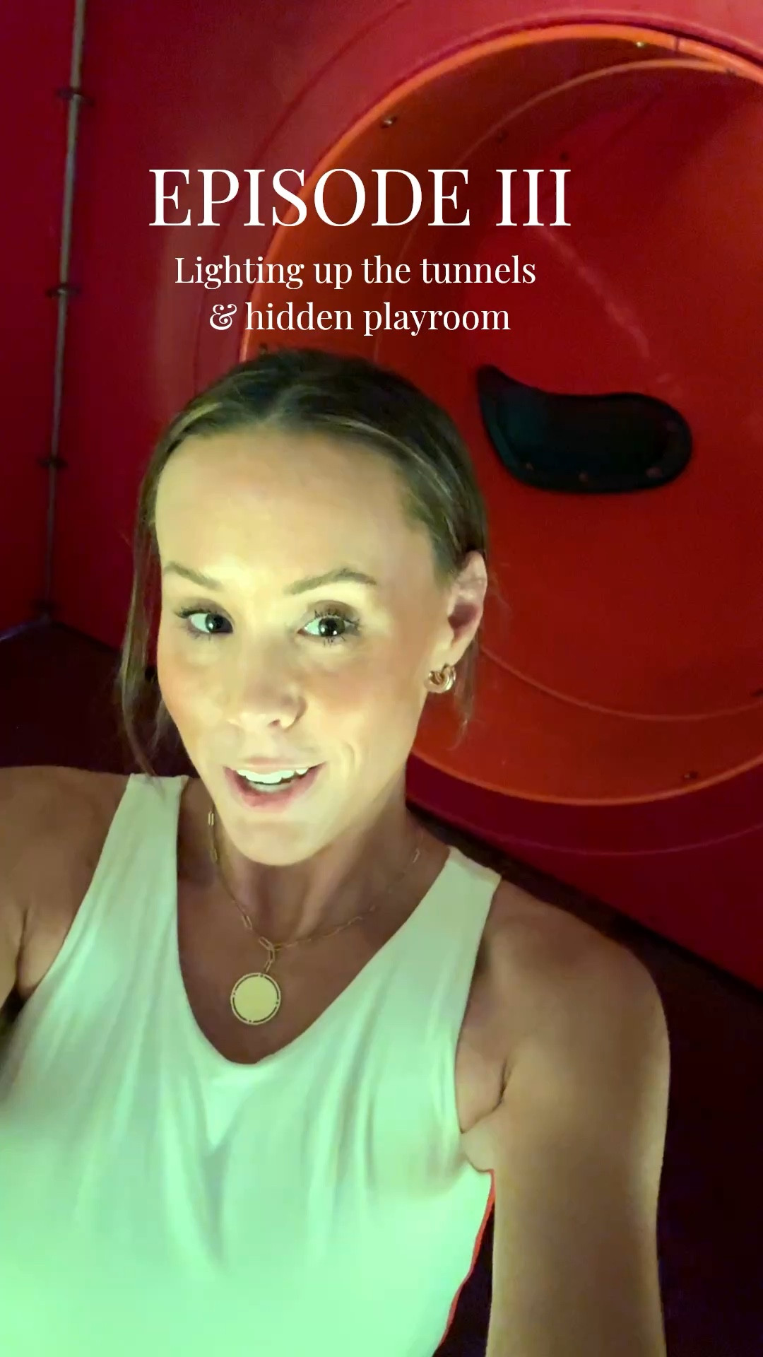 FAQ on the tubes below! ⬇️ 
This was one of the first things we did when we got the keys because the kids wanted to play and explore up here! The first week they all brought flashlights up there but we needed a longer term solution (we eventually will fix or reinstall track lighting but for now these rope lights work!)


Wanted to answer some FAQs here because it comes up every time we talk about the tubes!
- a lot of concern on fire safety, (for good reason!) we have had a fireman take a look and by his recommendation, we have a fire safety plan in place, and the kids are only allowed up when they ask first, so we know they are up there, and a parent is close by to monitor who is up there. This is a strict rule. (We really don’t have that problem at least now because they never want us to go far from them :) there is a skylight and a safe exit off the roof is possible in case of an emergency.

- there’s only furniture we could really get up there is bean bags or soft play furniture- whatever will fit through the tubes. So that’s the plan when we get to it!

-how do we keep them clean? That’s a great question. The tubes have been filled with dust while the house has been under construction and we are finally done and able to get up there and clean them. Stay tuned for how we do that 😂 I HAVE been able to bring up a stick vacuum and vacuum the playrooms up there just fine!

- do we lose kids up there? No. Haha. It may look confusing by watching but it’s basically one big loop.

-do I get claustrophobic up there? I personally don’t! We’ve actually had a friend who is almost 7 feet tall get up in the tubes just fine! It may look tight but it’s not!

Let me know if you have any other questions!

#LTKmomlife #LTKstorytime #LTKHome