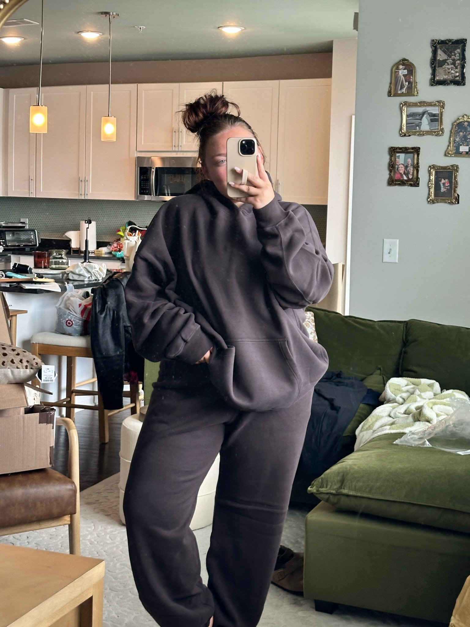 Fav oversized sweat set on sale! Size xxxl top and xxl bottoms. KICKOFF for extra $$ off! 

#LTKSaleAlert #LTKFindsUnder100 #LTKPlusSize