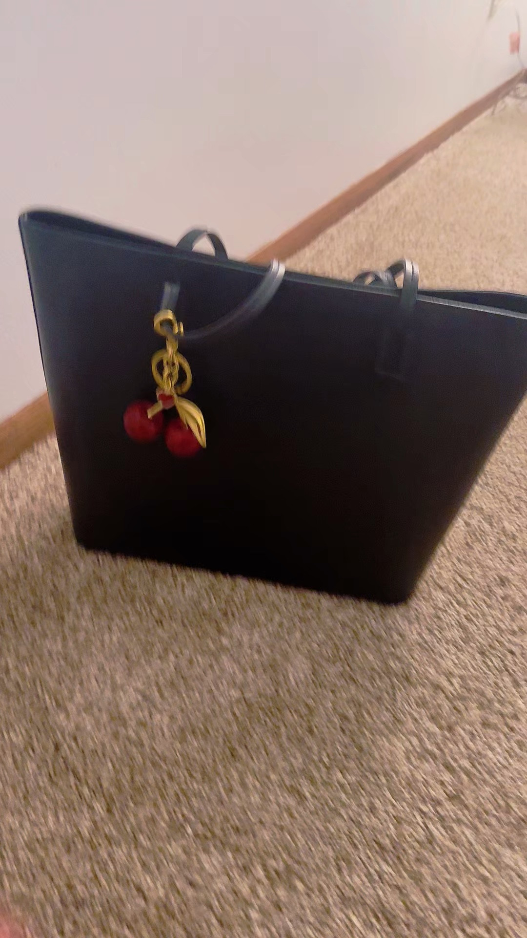 Cherry Bag Pendant Women's Keychain Bag Adorable Shiny Handbag Accessory Creative Gift 

#LTKootd