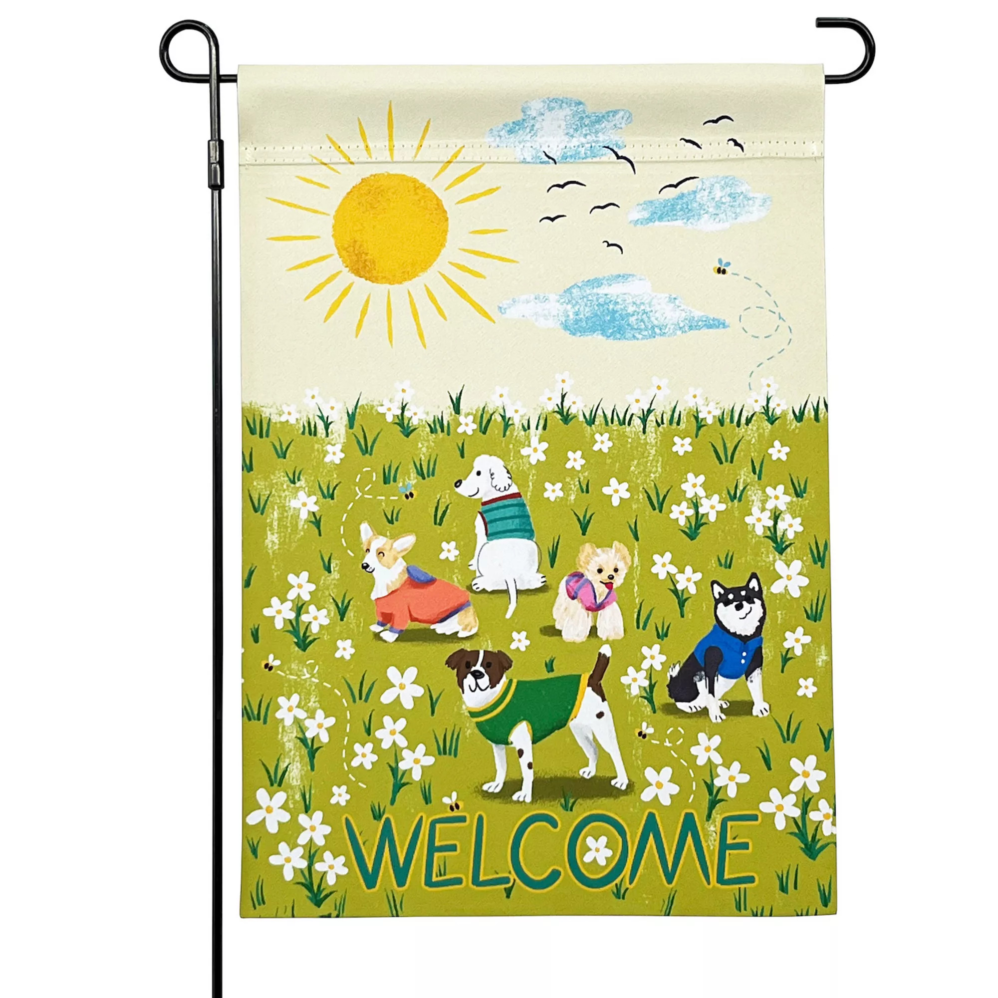 Sonoma Goods For Life® "Welcome" Dogs Garden Flag | Kohl's