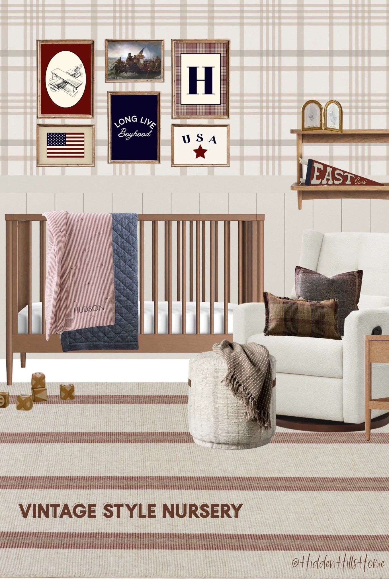 Ralph Lauren style nursery decor mood board! Nursery design ideas, cute nursery inspiration, crib, glider, baby’s room decor ideas #nursery


#LTKBaby #LTKSaleAlert #LTKHome