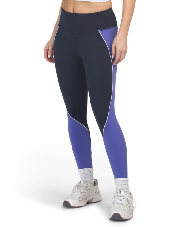 Power Color Block Leggings for Women | Polyester/Elastane | Marshalls
