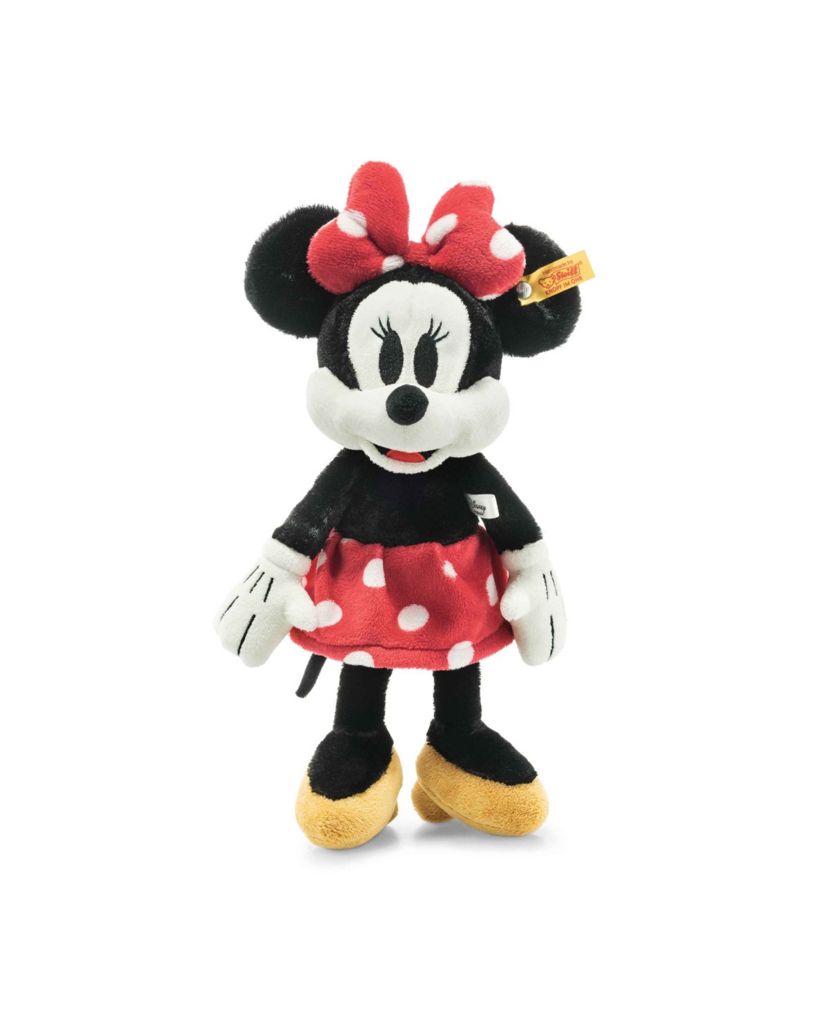 Closeout! Steiff Minnie Mouse Plush - Black, White | Macy's