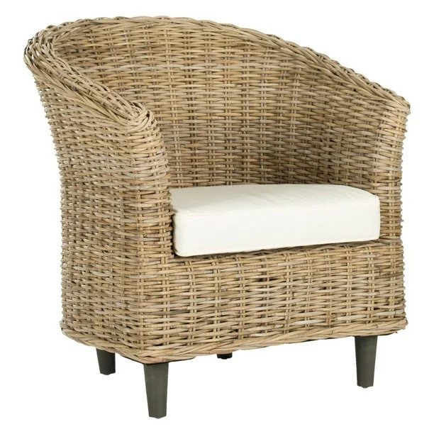 Safavieh Omni Rattan Barrel Chair - Walmart.com | Walmart (US)