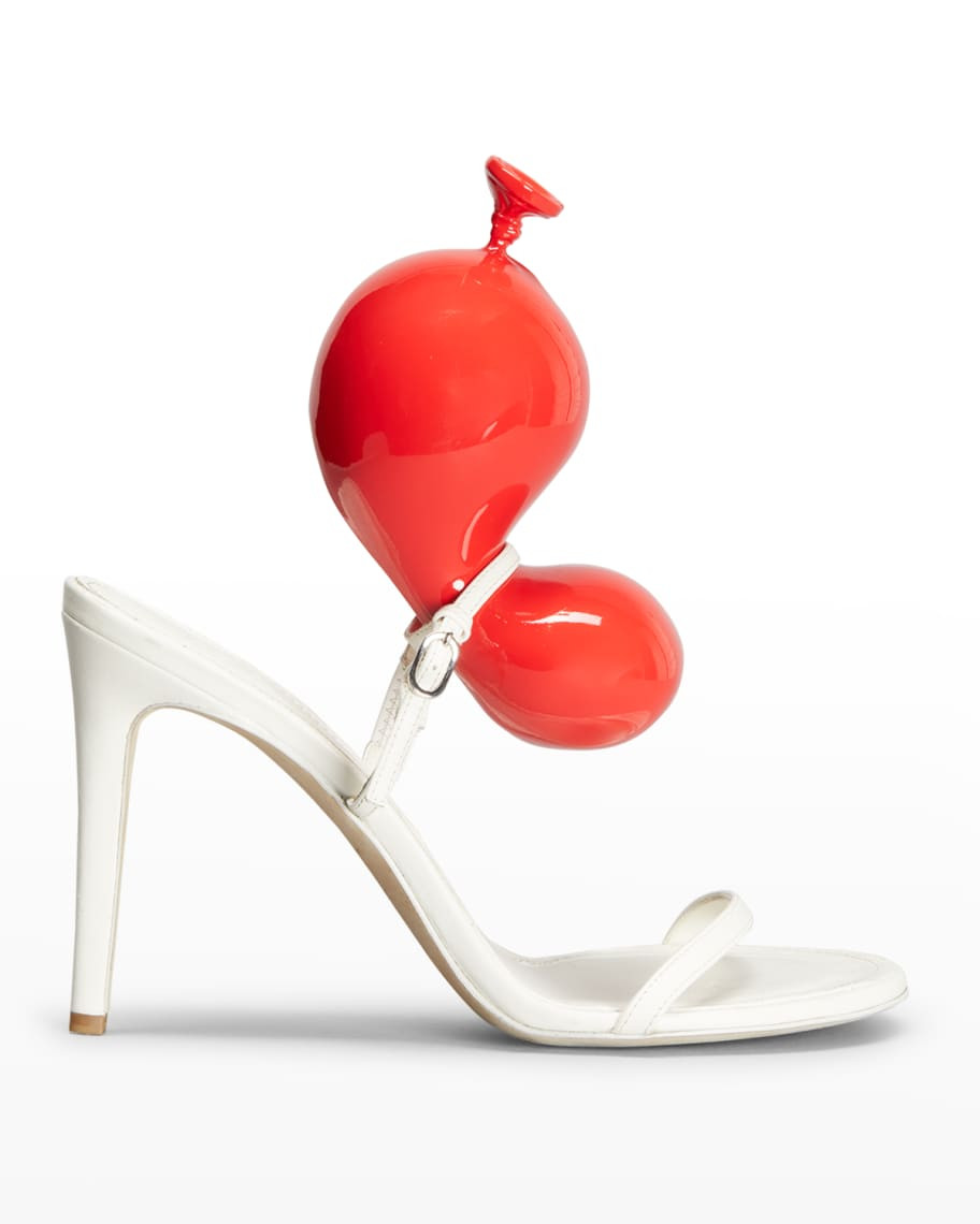 Loewe Balloon Lambskin Slide Sandals | Neiman Marcus