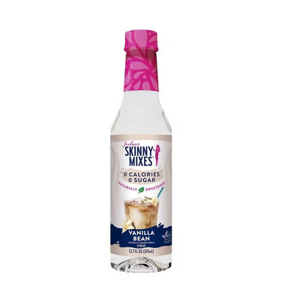 Jordan's Skinny Mixes Naturally Sweetened Sugar Free Vanilla Bean Coffee Flavoring Syrup - 12.7 fl oz | Target