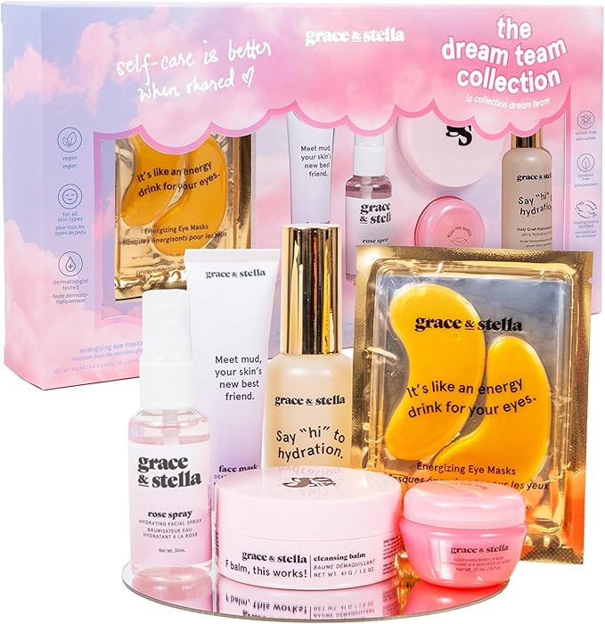 grace & stella Award Winning Skin Care Set - Christmas Gifts for Women, White Elephant Gifts for ... | Amazon (US)