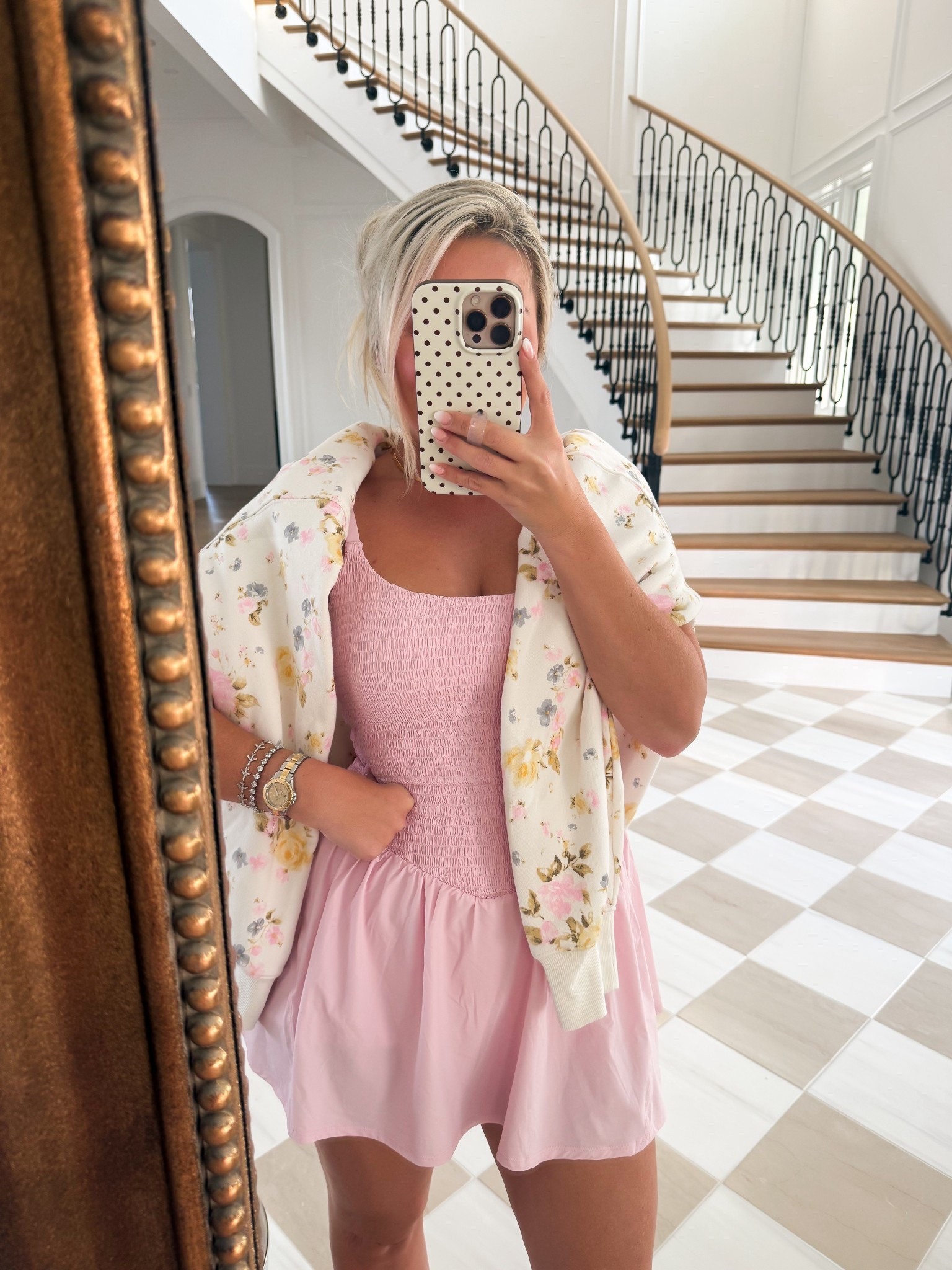 Size small athleisure dress / size medium sweatshirt! 

#LTKmomlife #LTKfitnessgoals #LTKgrwm