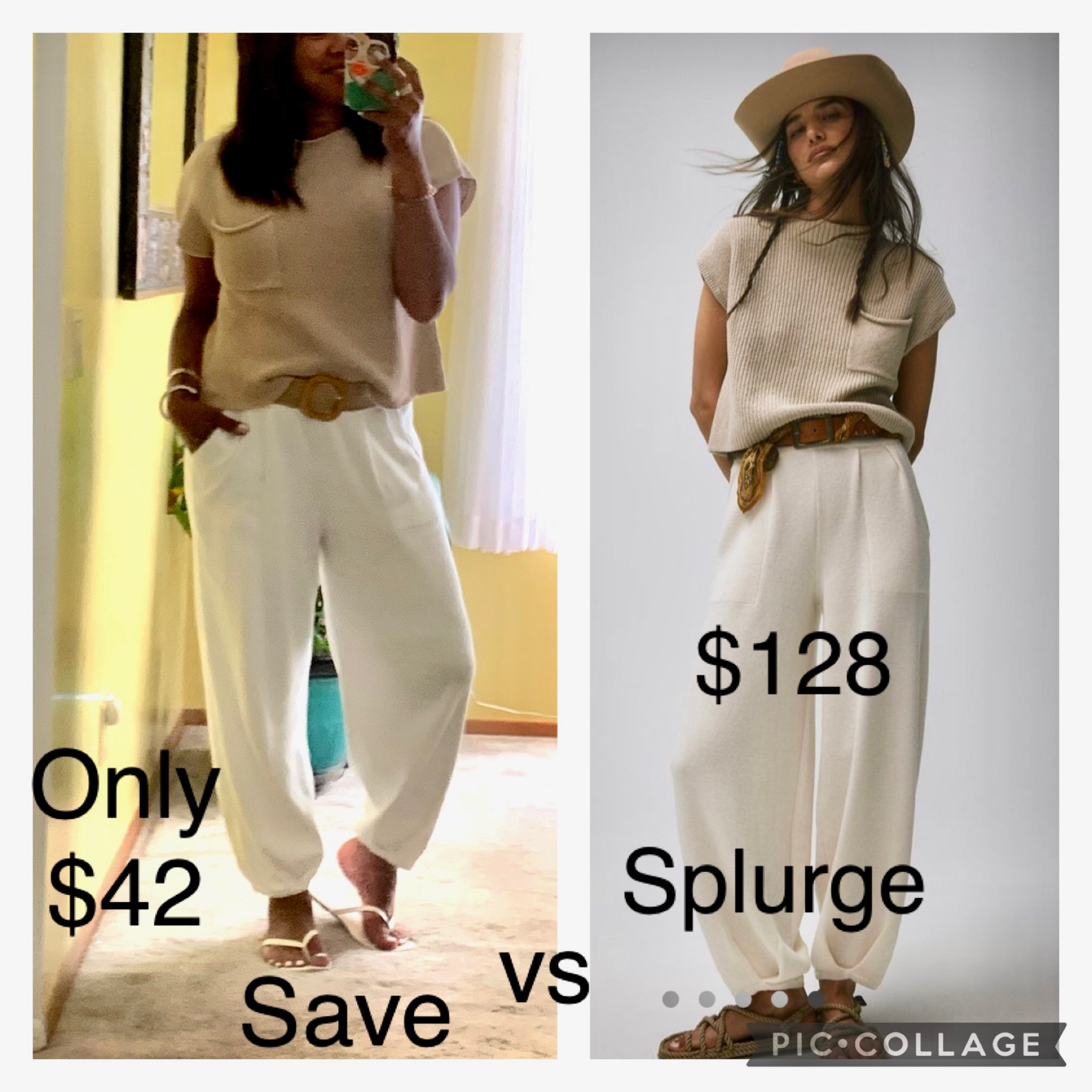 Splurge on the Free People version for $128 or get the exact same set for only $42.  Also linking the belt I paired with it.  3 pack of belts for amazing prime deal.  Honestly I was so shocked at how amazing this fit.   It’s absolutely identical for a third of the price.   Thank me later 💛

#LTKFind #LTKstyletip #LTKsalealert