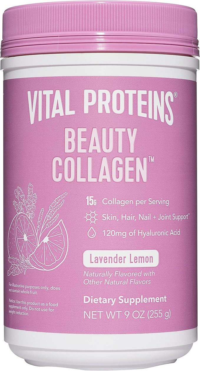 Vital Proteins Beauty Collagen Peptides Powder Supplement for Women, 120mg of Hyaluronic Acid - 1... | Amazon (US)