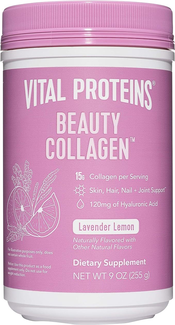 Vital Proteins Beauty Collagen Peptides Powder Supplement for Women, 120mg of Hyaluronic Acid - 1... | Amazon (US)