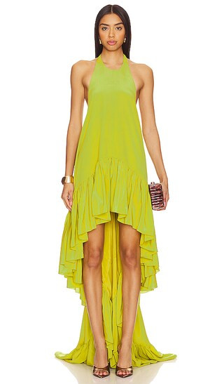 Hannah Gown in Pistachio | Revolve Clothing (Global)