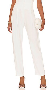 The Sei Pleat Trouser in Ivory from Revolve.com | Revolve Clothing (Global)