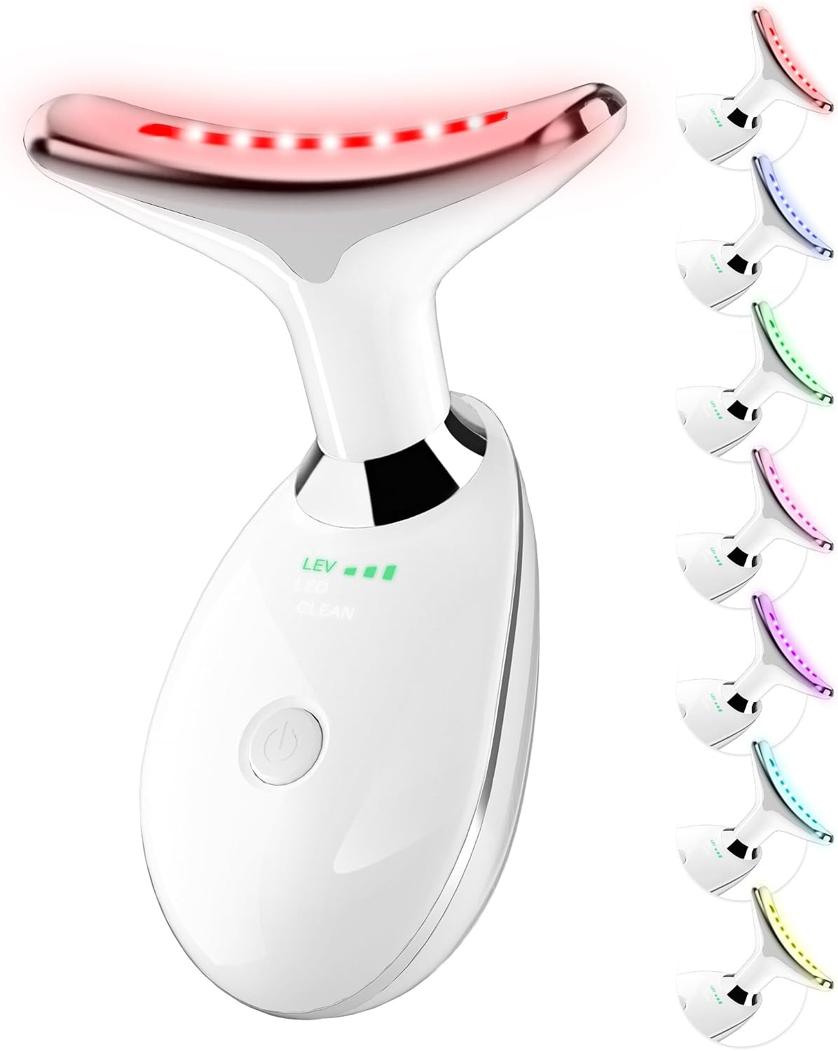 Suenohyu Facial Massager, Portable Face Neck Massager Wand for Skin Care (White) | Amazon (US)