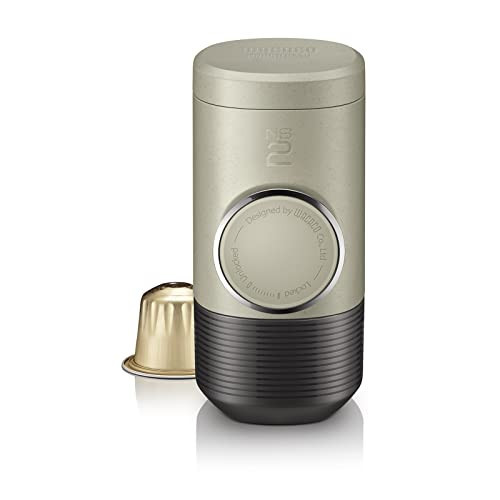 WACACO Minipresso NS2, Portable Espresso Maker Compatible with NS Original Capsules and Compatibles, Manually Operated, 18 Bar Small Handheld Coffee Machine for Travel, Camping | Amazon (US)