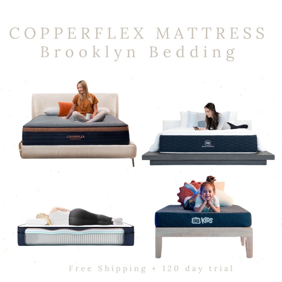 The copper-infused foam naturally dissipates heat and inhibits bacterial growth, promoting a fresher, more hygienic sleep environment. Wake up feeling refreshed, recharged, and ready to take on the day! #brooklynbedding @brooklynbedding #CopperFlex #ad
