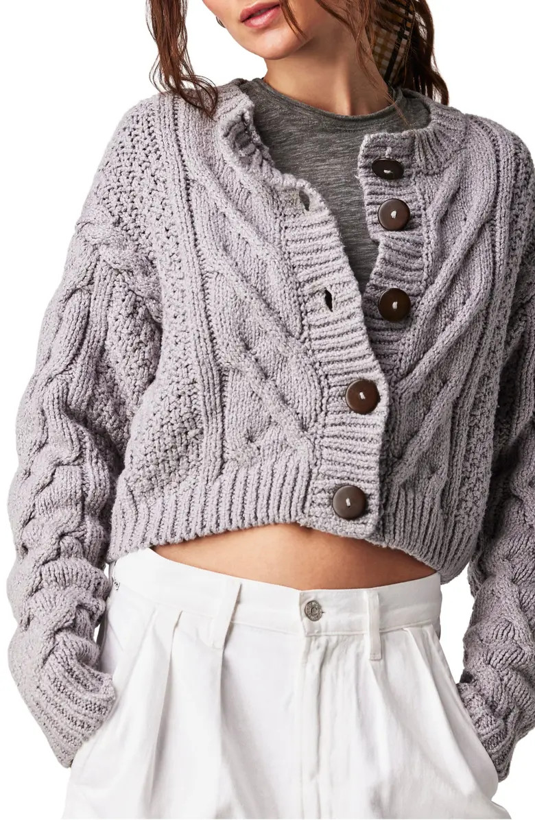 Bonfire Cable Knit Cardigan | Nordstrom