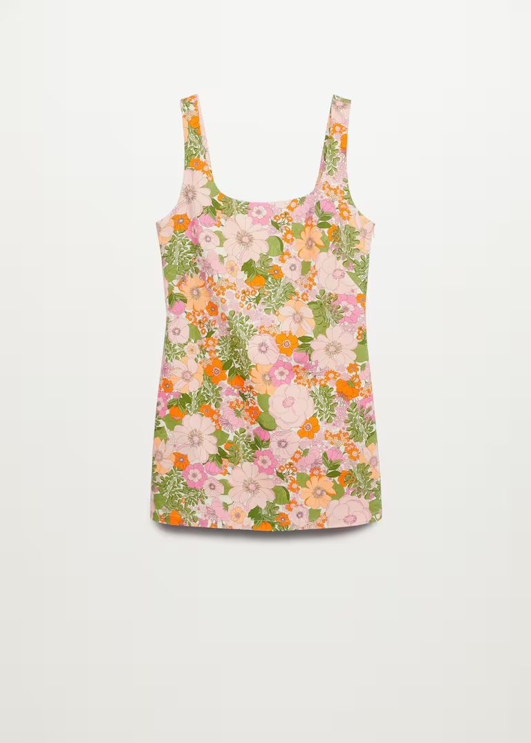 Floral print jumpsuit | MANGO (US)