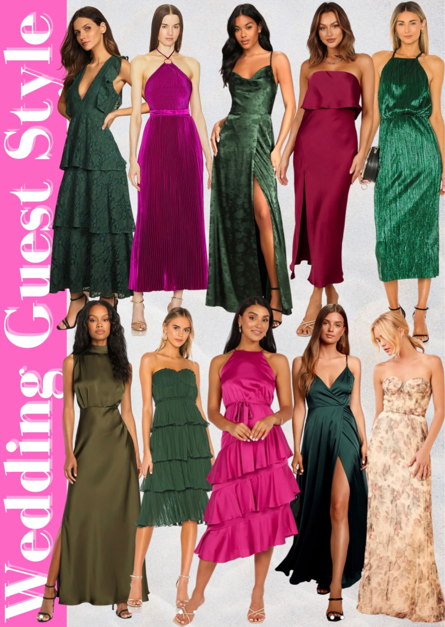 Wedding guest dress round up 2023! Emerald and Hunter greens are the it color of the year! 

Green dress
Emerald green 
Hunter green 
Wedding dress guest 
Bridesmaids 
Summer wedding guest
Fall wedding guest 
Winter wedding guest 
Wedding guest dress fall 
Wedding guest dress winter 
Formal wedding guest dress
Homecoming dress 
winter formal dress
Holiday party dresses 
Holiday work party dress 
Dress for military ball 
Dress for husbands work party 
Office Christmas party 



#LTKSeasonal #LTKwedding #LTKstyletip #LTKFind #LTKU #LTKtravel #LTKcurves #LTKbump