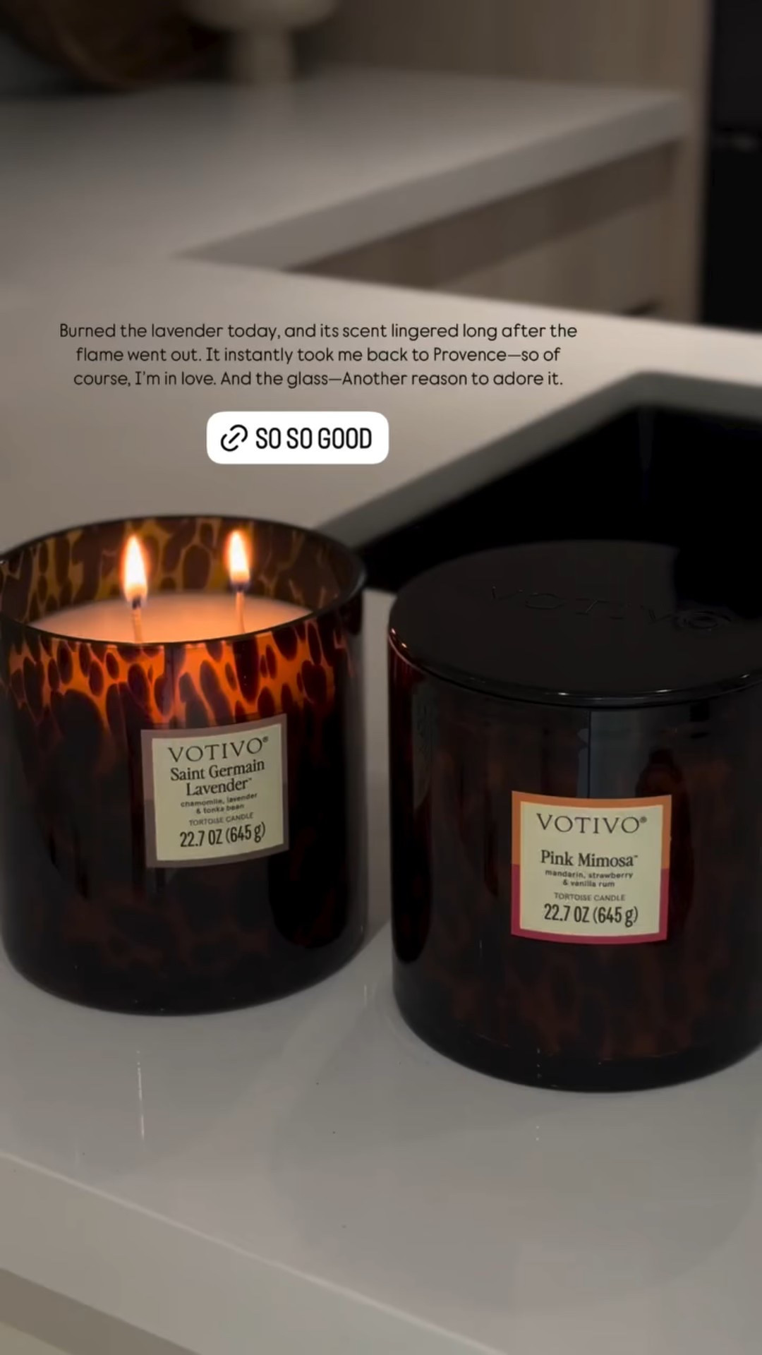 Love the aesthetic of these large candles! And they smell so so good 

#LTKFindsUnder100 #LTKHome #LTKFindsUnder50