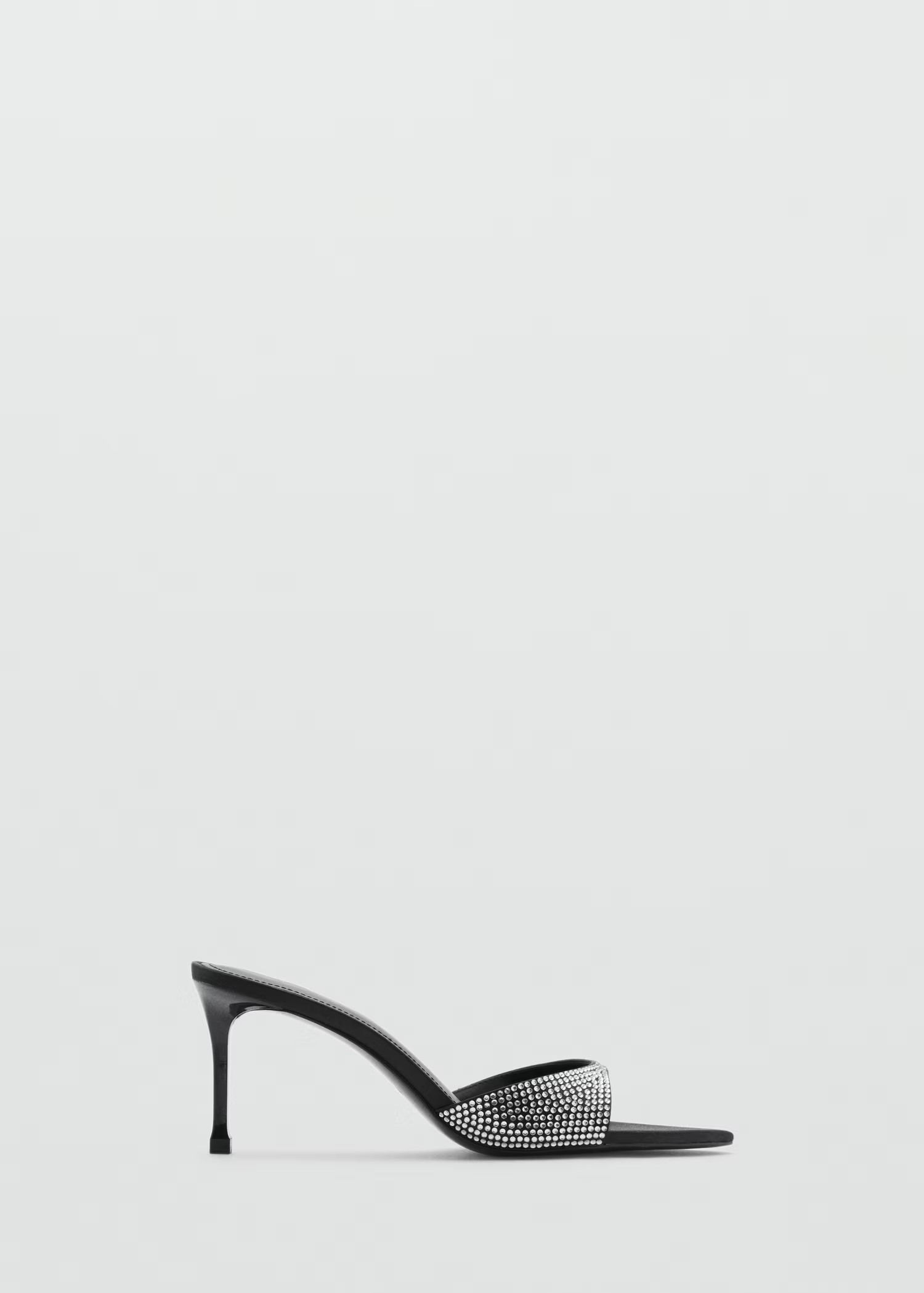 Rhinestone heeled slingback sandal - Women | MANGO USA | Mango (US/MX/AU)