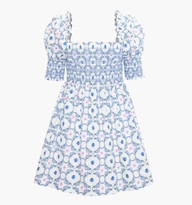 The Lila Nap Dress - White Cisco Trellis | Hill House Home US