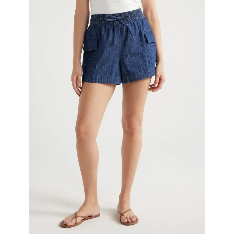 Free Assembly Women’s Utility Pull-On Shorts, 3.5” Inseam, Sizes XS-XXL | Walmart (US)