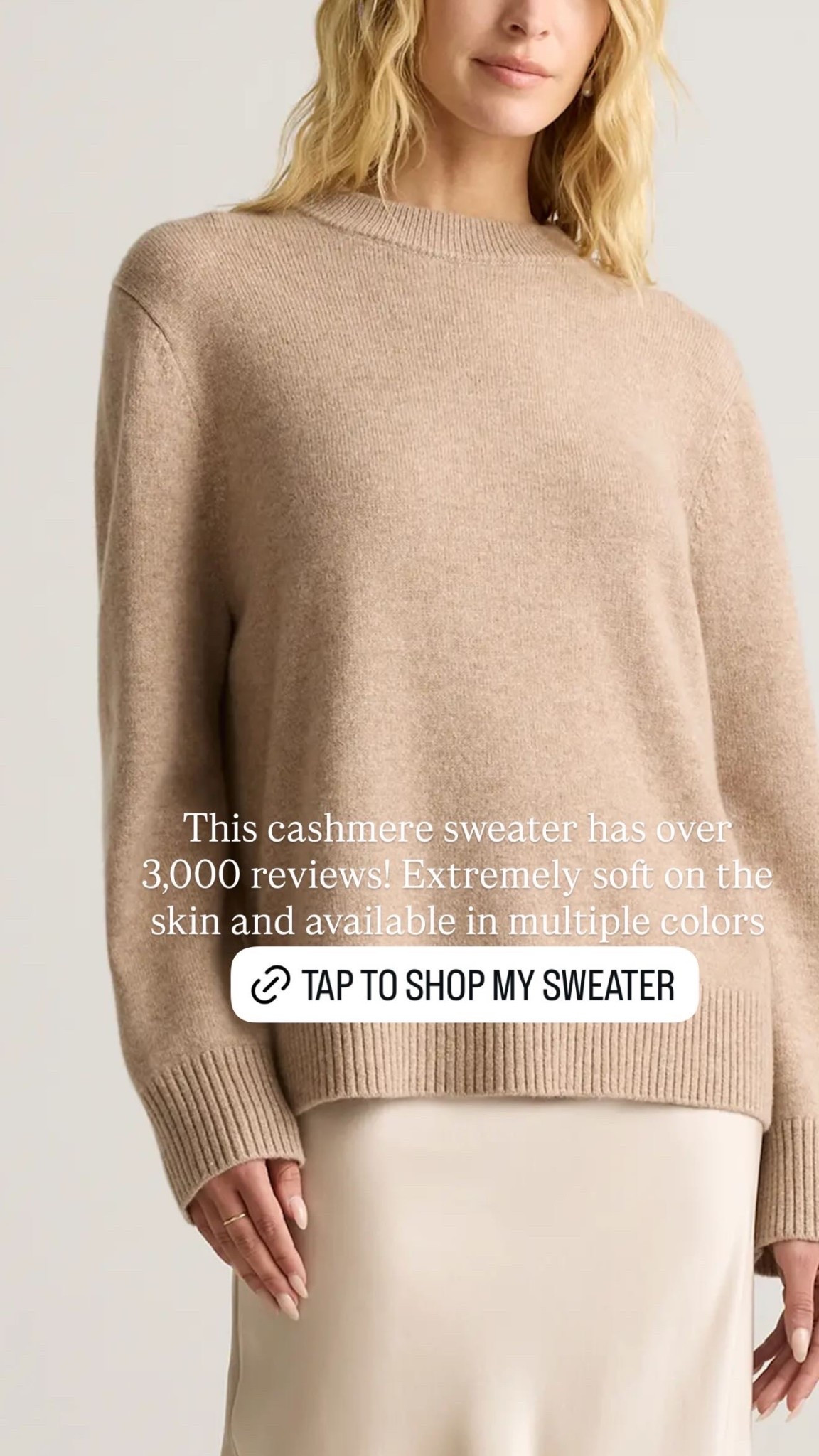 This cashmere sweater has over 3,000 reviews! Extremely soft on the skin and available in multiple colors

#LTKSeasonal #LTKgrwm #LTKootd