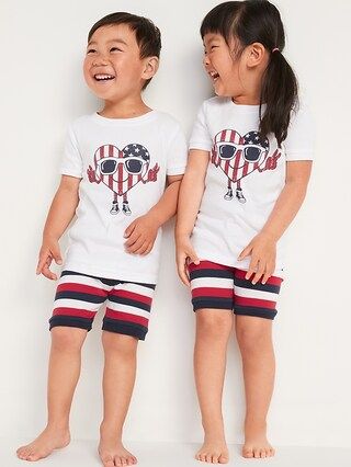 Unisex Matching Americana Pajama Shorts Set for Toddler & Baby | Old Navy (US)