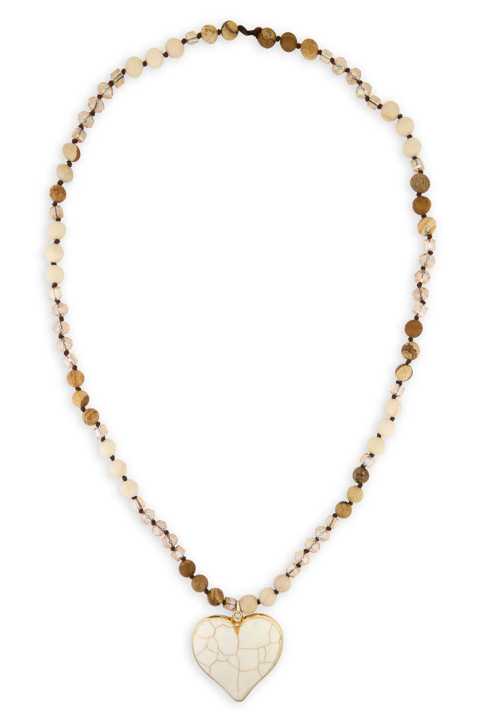SAACHI Beaded Heart Pendant Necklace (Women) | Nordstromrack | Nordstrom Rack