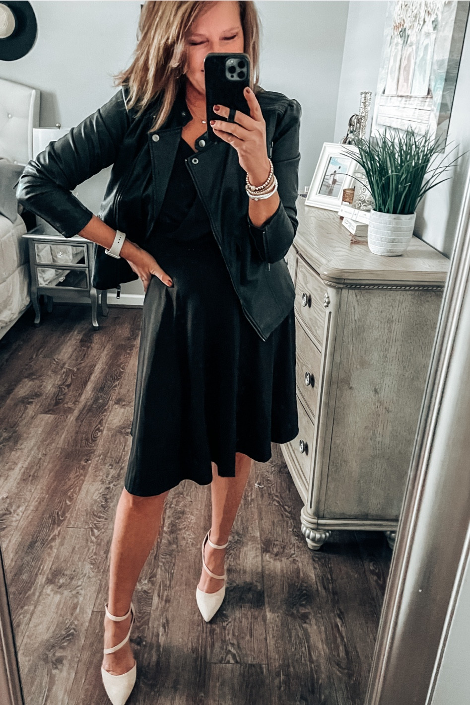 Loving this little black dress from Amazon. Fits tts, comes in more colors. Styled it with a black leather jacket and heels for a date night outfit 

Dresses, LBD, amazon dresses, amazon outfits, amazon finds, date night, dinner outfit, classic outfit 

#LTKunder50 #LTKstyletip #LTKsalealert