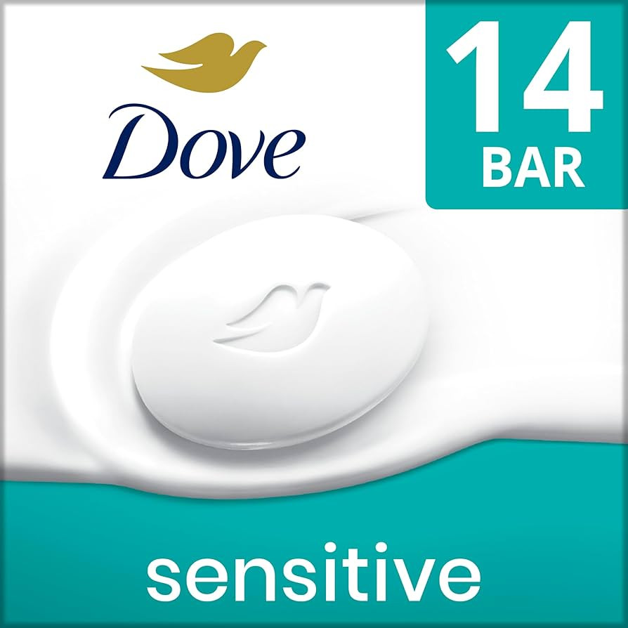 Dove Beauty Bar More Moisturizing Than Bar Soap for Softer Skin, Fragrance-Free, Hypoallergenic B... | Amazon (US)