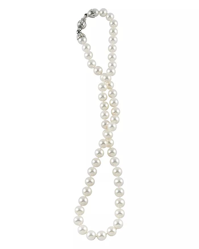 Sterling Silver Luna Cultured Pearl Necklace, 18" | Bloomingdale's (US)