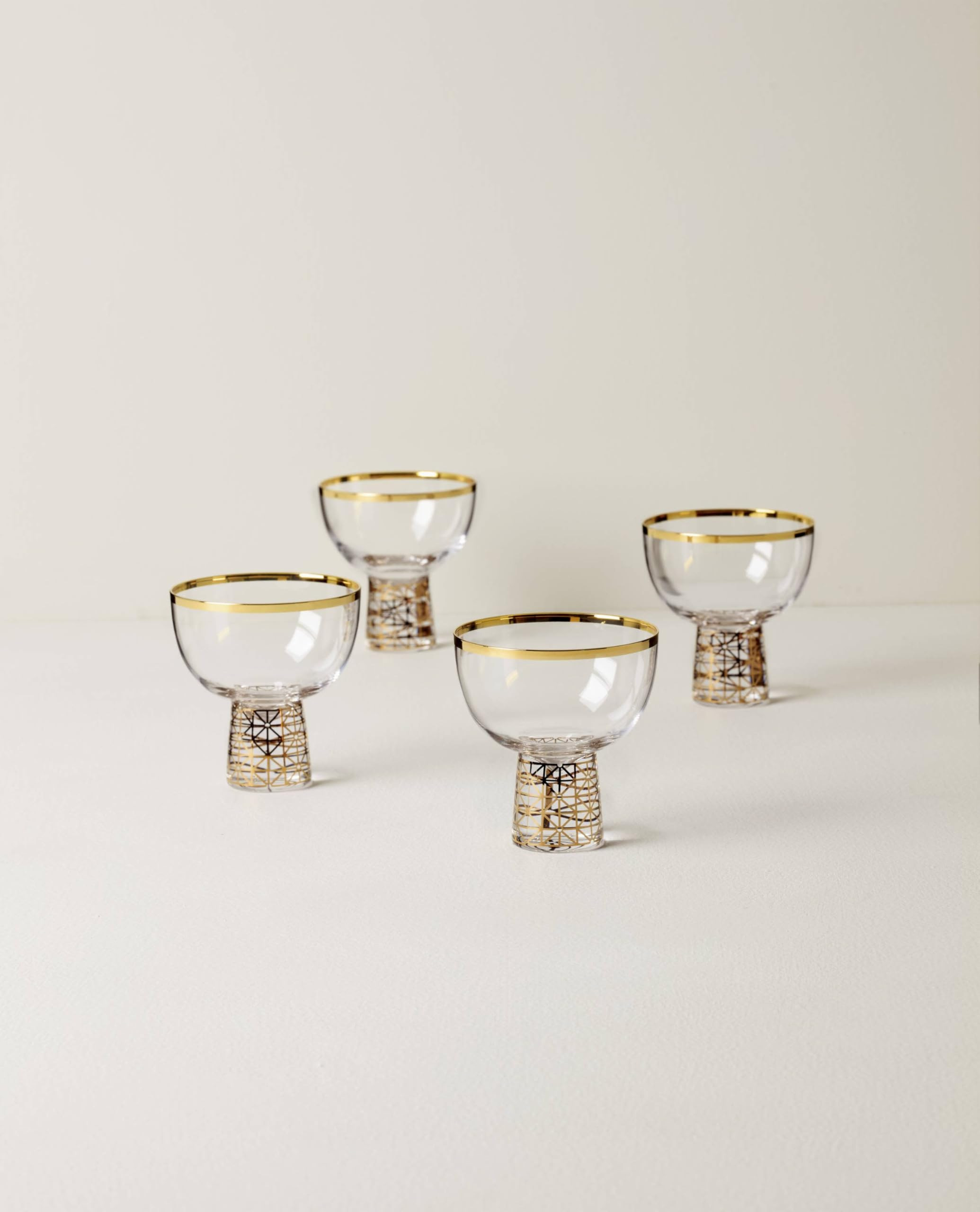 Lenox 897410 Tuscany Classics Gold Frost Coupes, Set of 4 | Amazon (US)