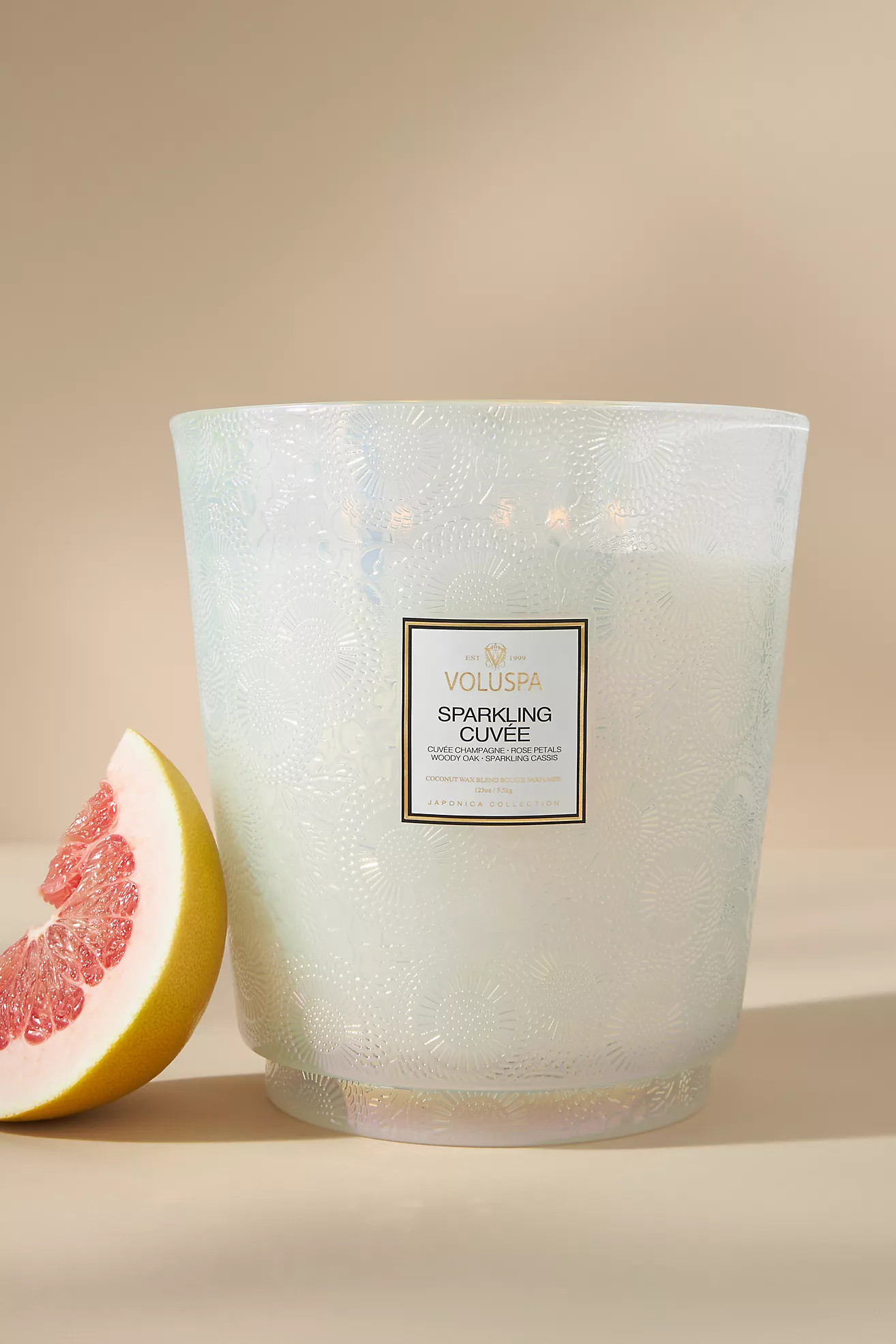 Voluspa Giant Sparkling Cuvée Hearth Candle | Anthropologie (US)