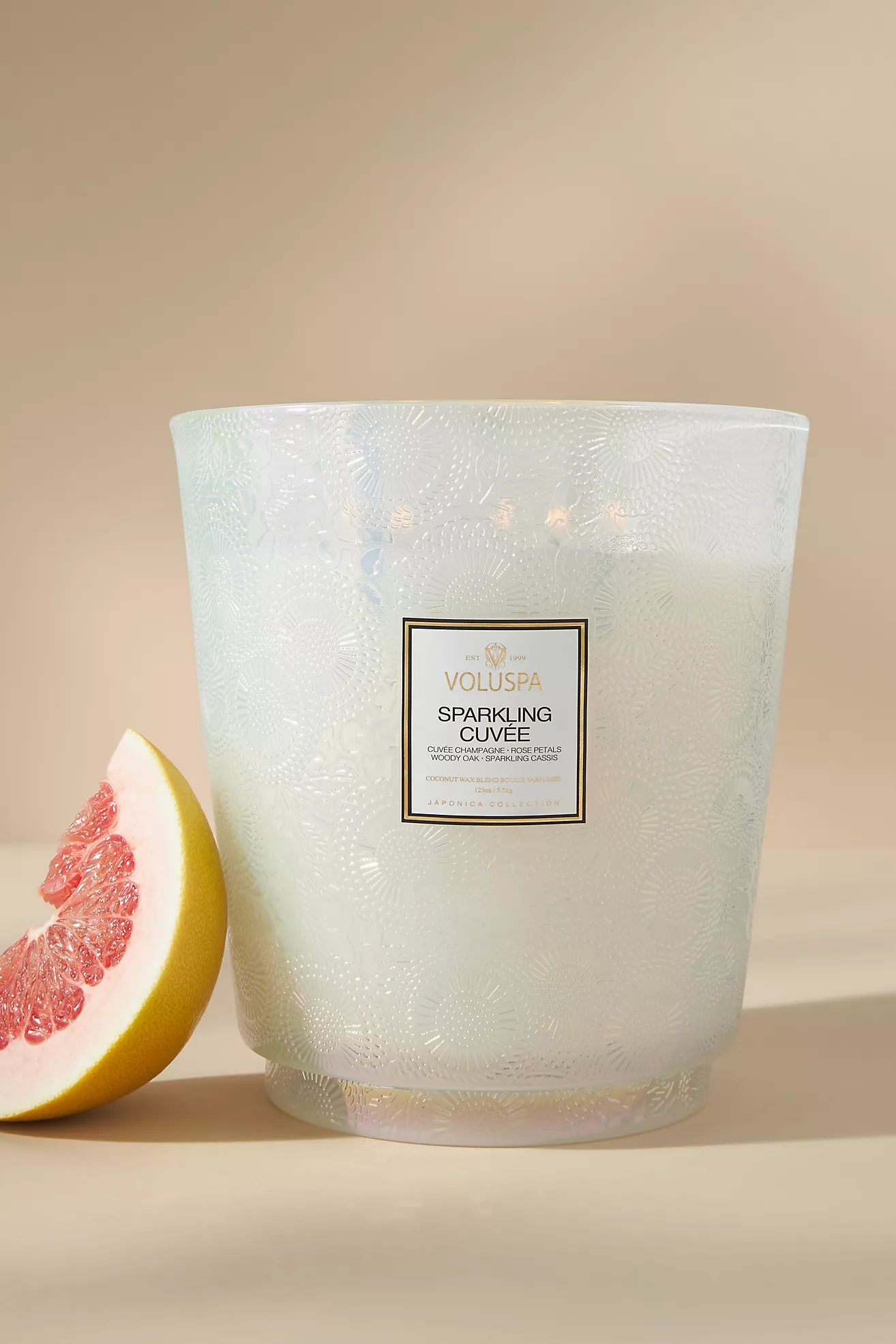 Voluspa Giant Sparkling Cuvée Hearth Candle | Anthropologie (US)