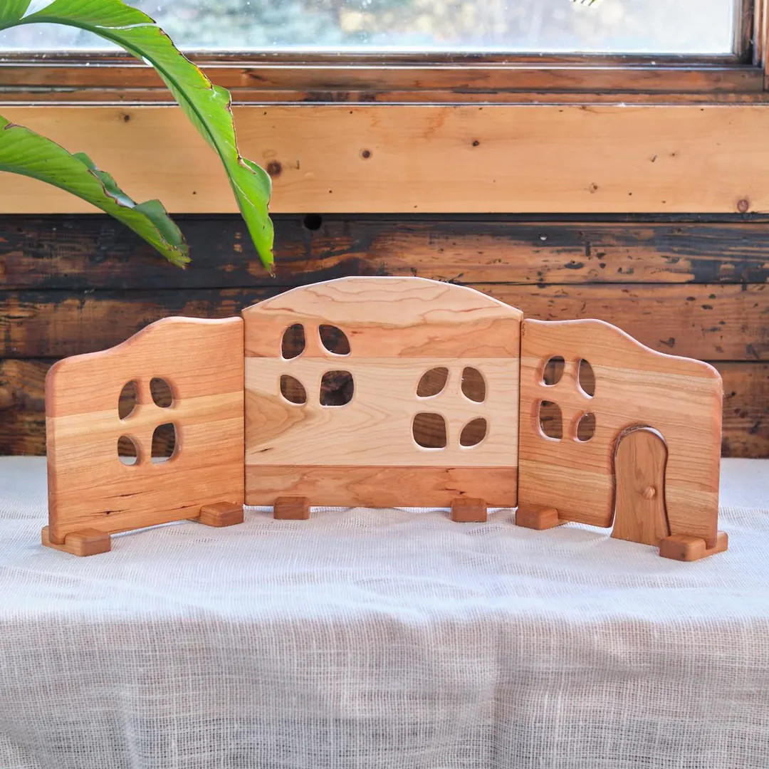 3 Sided Dollhouse - Solid Cherry Wood - Made in USA - Etsy | Etsy (US)