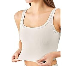 KIKIWING Women's Seamless Sports Bra Workout Crop Top Tank Tops for Women Long Lined Sports Bra Ribb | Amazon (US)